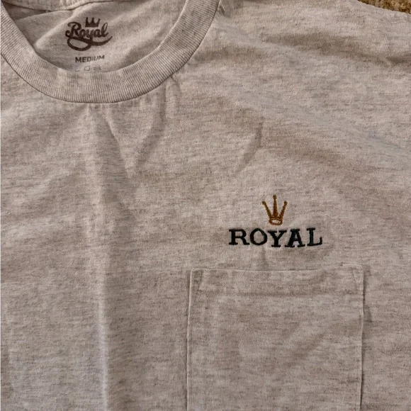 Gray Royal Men's T-Shirt - Picture 2 of 3